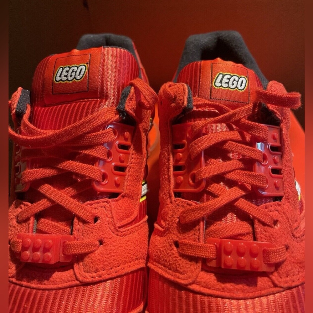Adidas Originals ZX 8000 Lego Red Sneakers Men’s Size 11 Style #FY7084 - Picture 12 of 16